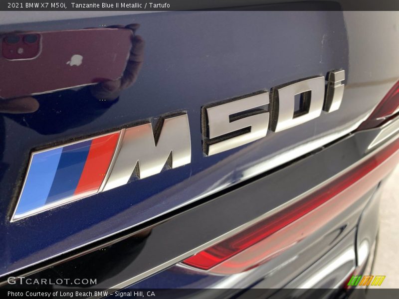 Tanzanite Blue II Metallic / Tartufo 2021 BMW X7 M50i