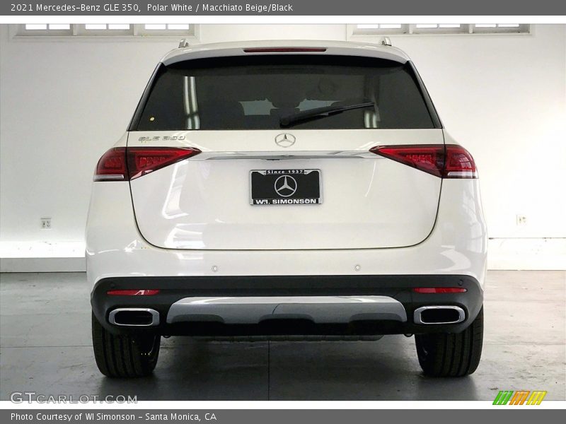 Polar White / Macchiato Beige/Black 2021 Mercedes-Benz GLE 350