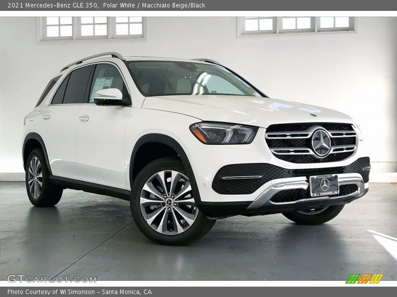 Polar White / Macchiato Beige/Black 2021 Mercedes-Benz GLE 350