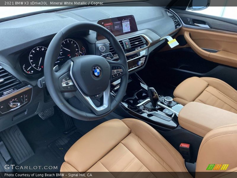  2021 X3 sDrive30i Cognac Interior