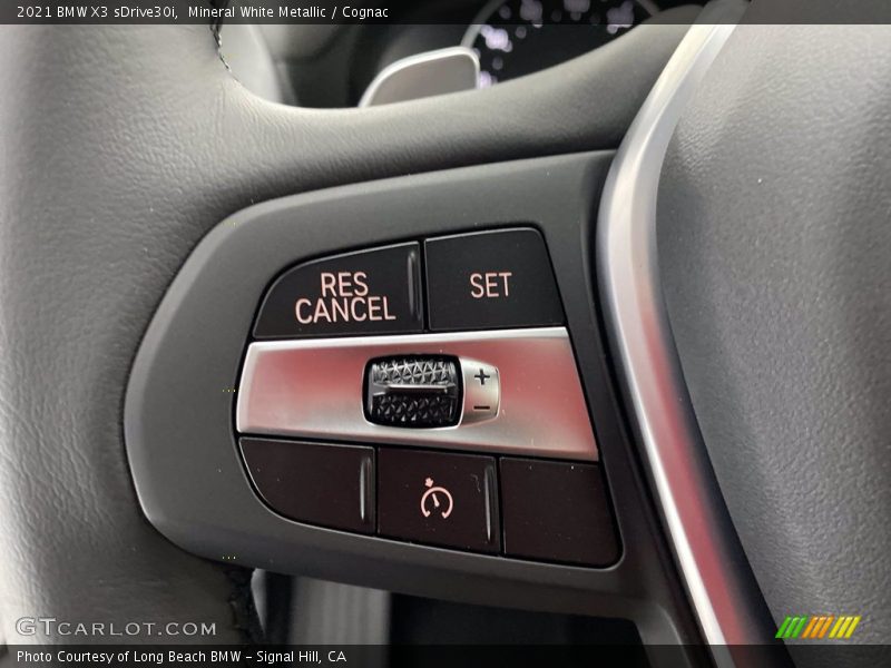 Mineral White Metallic / Cognac 2021 BMW X3 sDrive30i