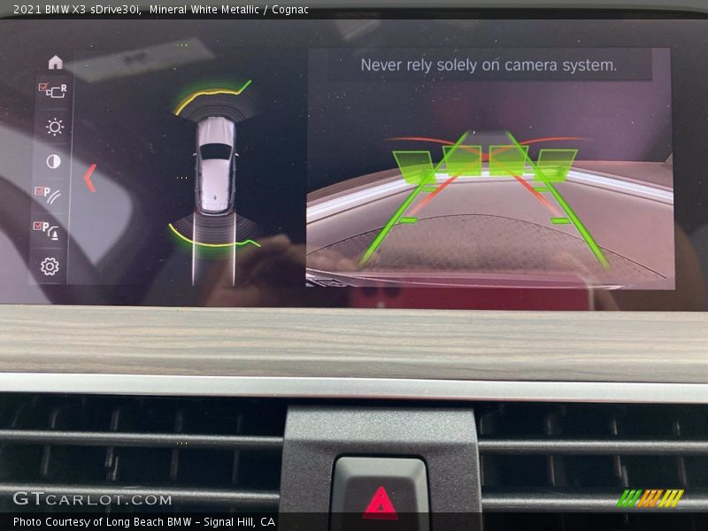 Mineral White Metallic / Cognac 2021 BMW X3 sDrive30i