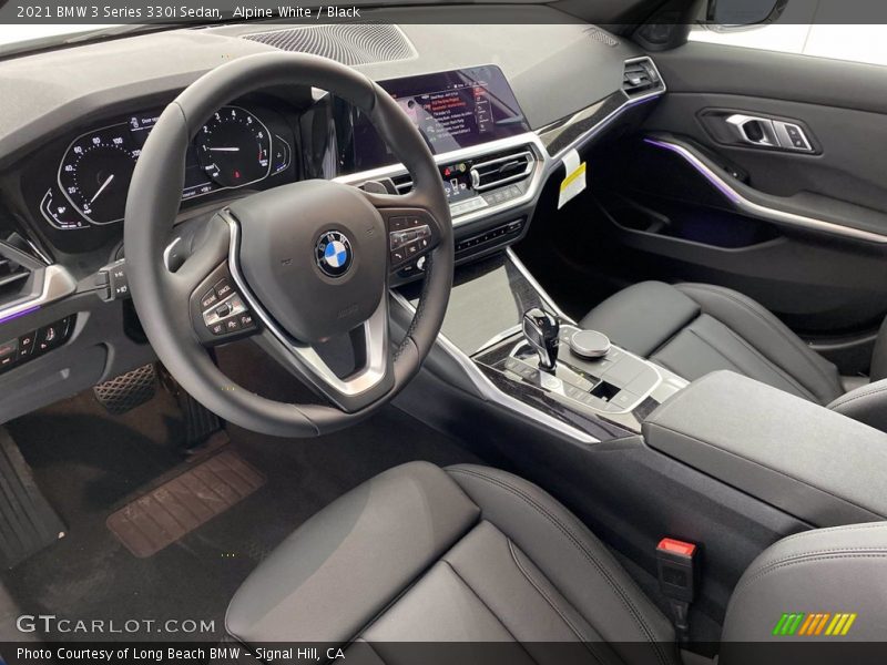 Alpine White / Black 2021 BMW 3 Series 330i Sedan