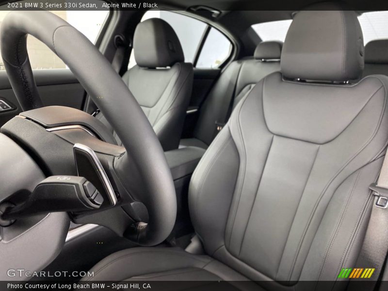 Alpine White / Black 2021 BMW 3 Series 330i Sedan