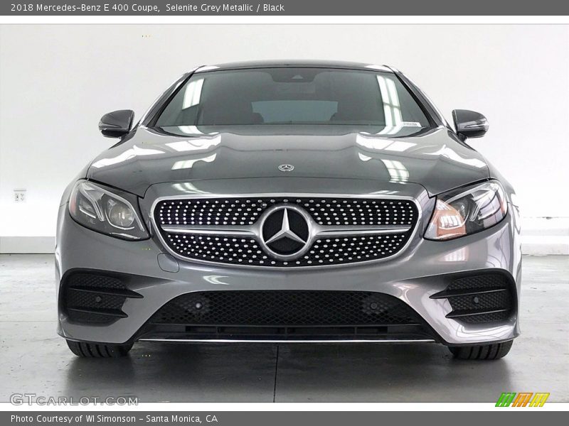 Selenite Grey Metallic / Black 2018 Mercedes-Benz E 400 Coupe