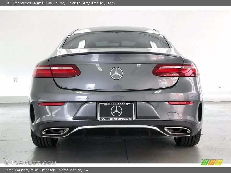 Selenite Grey Metallic / Black 2018 Mercedes-Benz E 400 Coupe