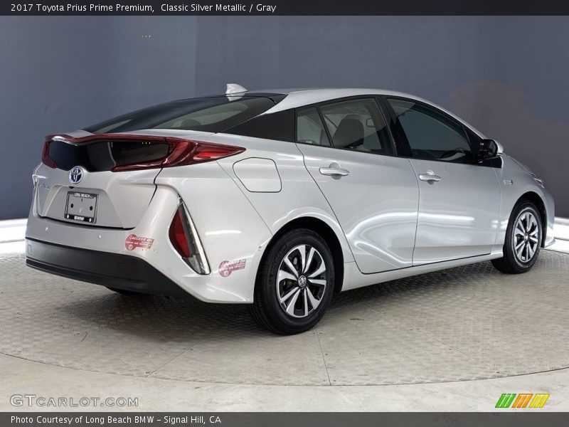 Classic Silver Metallic / Gray 2017 Toyota Prius Prime Premium