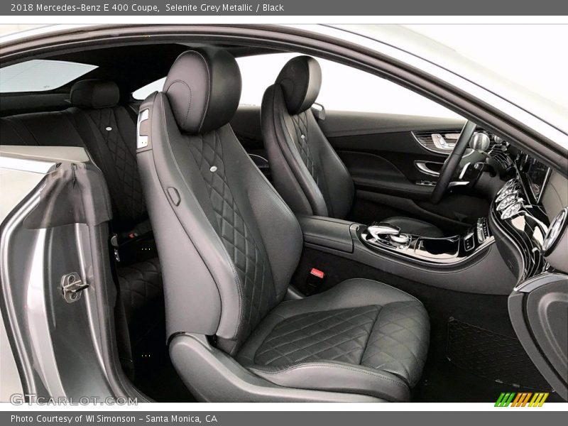 Selenite Grey Metallic / Black 2018 Mercedes-Benz E 400 Coupe