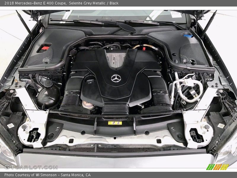 Selenite Grey Metallic / Black 2018 Mercedes-Benz E 400 Coupe