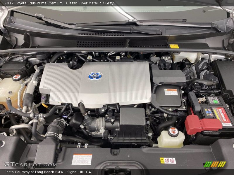  2017 Prius Prime Premium Engine - 1.8 Liter DOHC 16-Valve VVT-i 4 Cylinder/Electric Hybrid Engine