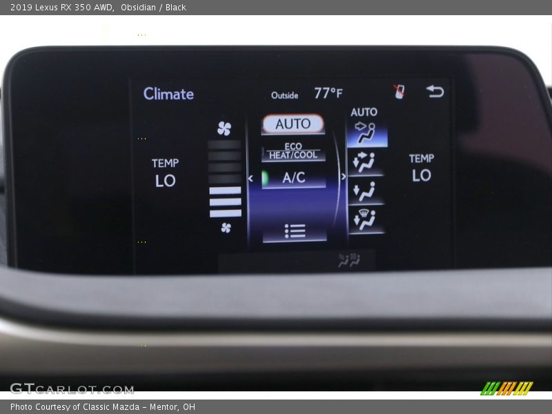 Obsidian / Black 2019 Lexus RX 350 AWD