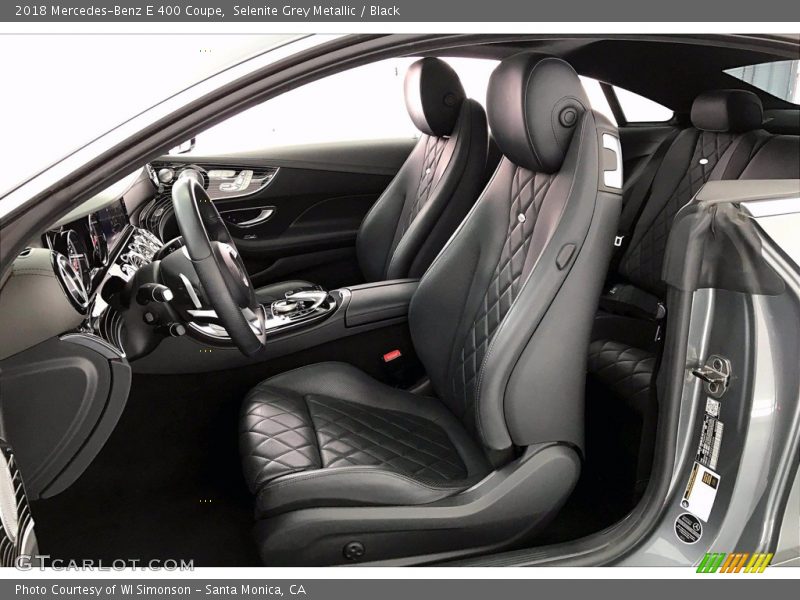 Selenite Grey Metallic / Black 2018 Mercedes-Benz E 400 Coupe