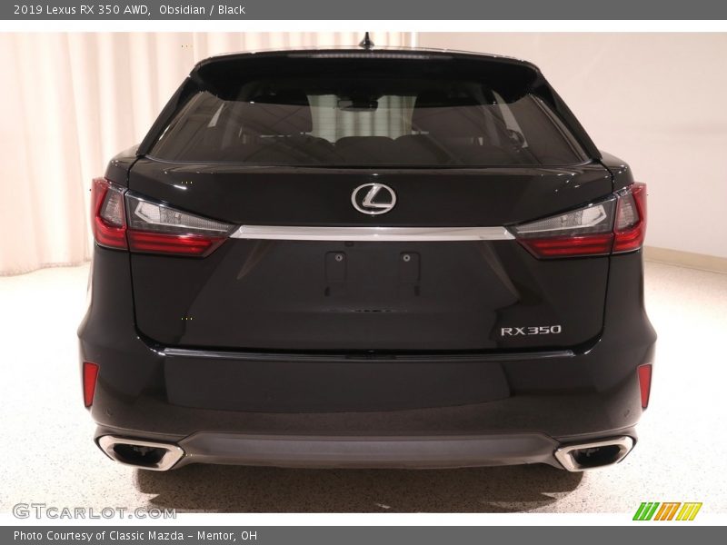 Obsidian / Black 2019 Lexus RX 350 AWD