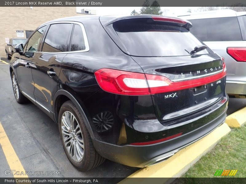 Black Velvet / Ebony 2017 Lincoln MKX Reserve AWD