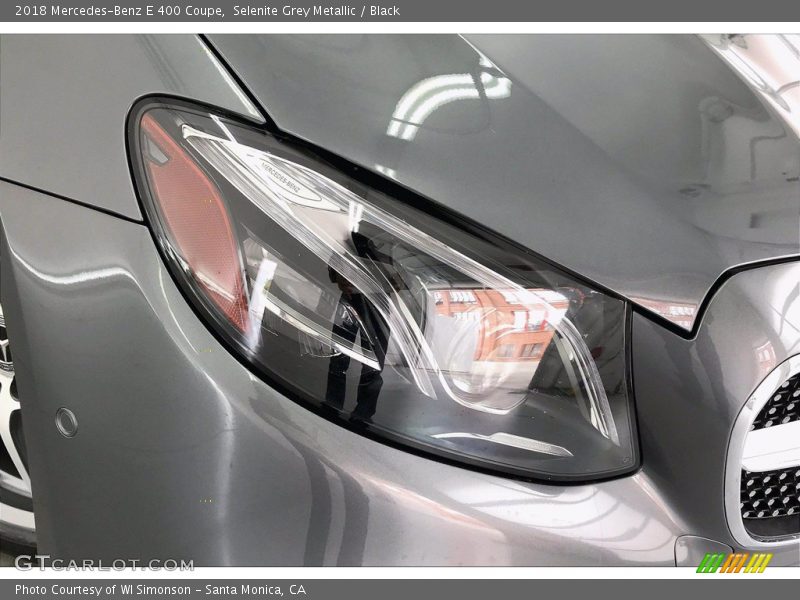 Selenite Grey Metallic / Black 2018 Mercedes-Benz E 400 Coupe