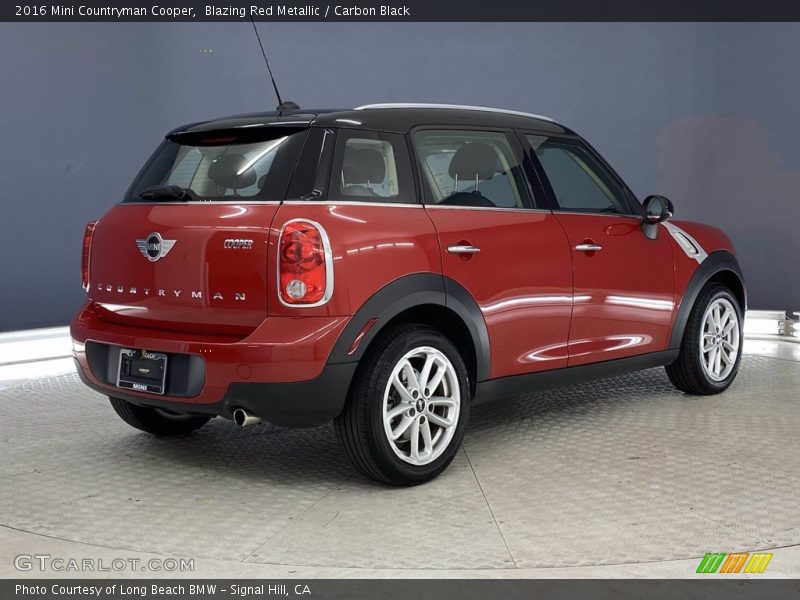 Blazing Red Metallic / Carbon Black 2016 Mini Countryman Cooper