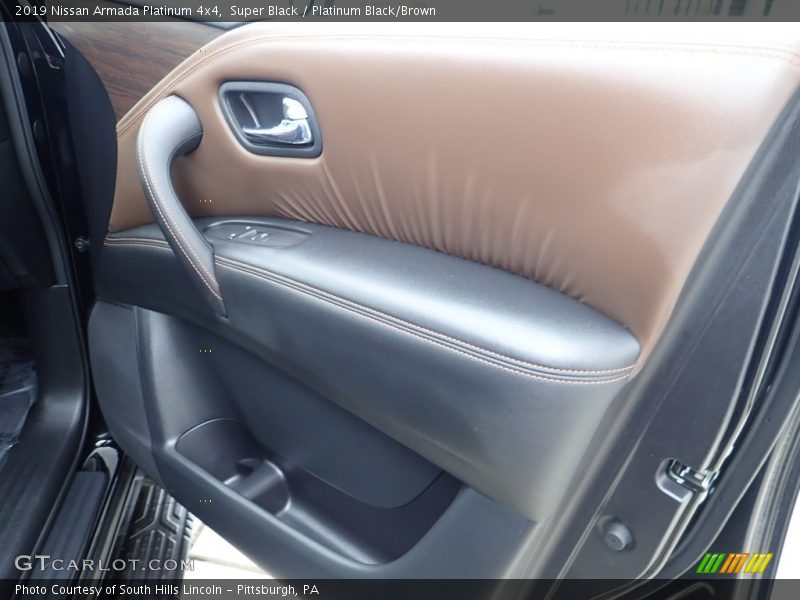 Door Panel of 2019 Armada Platinum 4x4