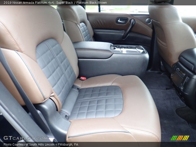 Rear Seat of 2019 Armada Platinum 4x4