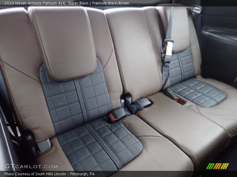 Rear Seat of 2019 Armada Platinum 4x4