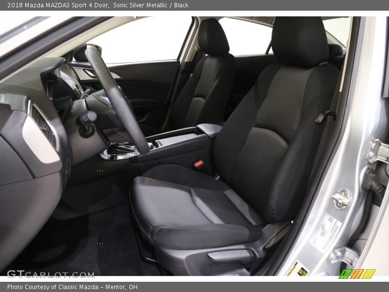Sonic Silver Metallic / Black 2018 Mazda MAZDA3 Sport 4 Door