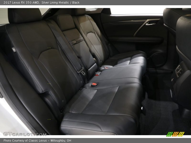 Silver Lining Metallic / Black 2017 Lexus RX 350 AWD