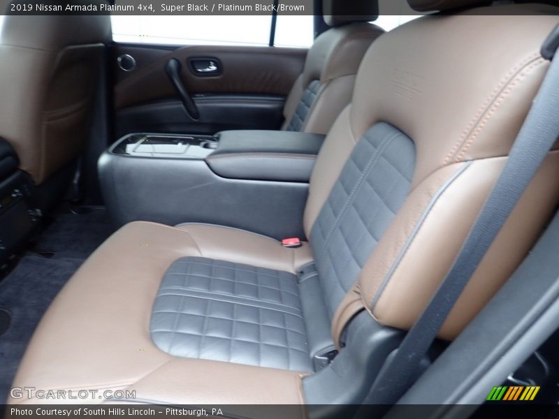 Rear Seat of 2019 Armada Platinum 4x4