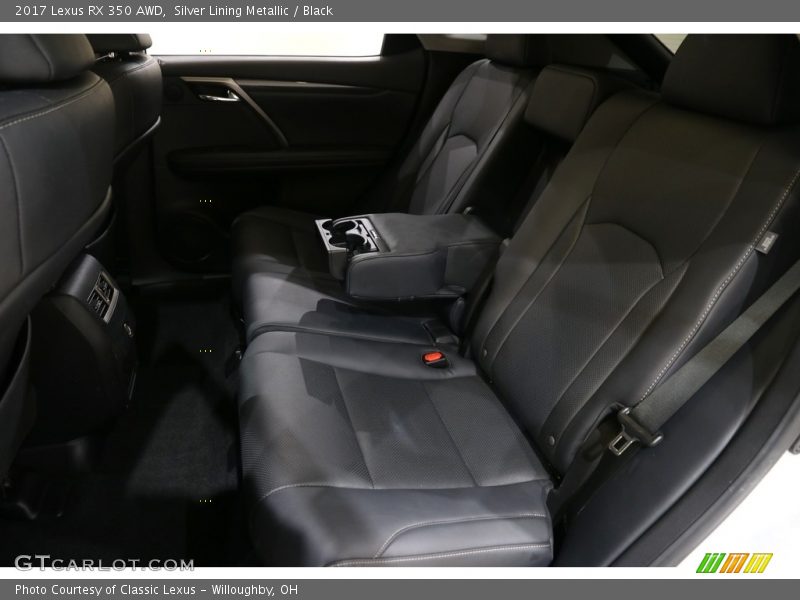 Silver Lining Metallic / Black 2017 Lexus RX 350 AWD