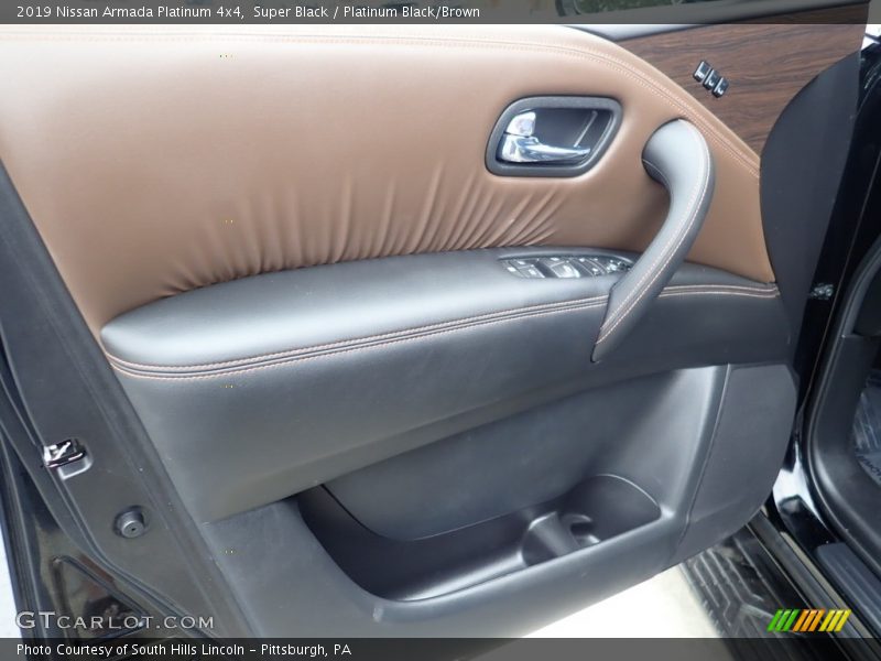Door Panel of 2019 Armada Platinum 4x4
