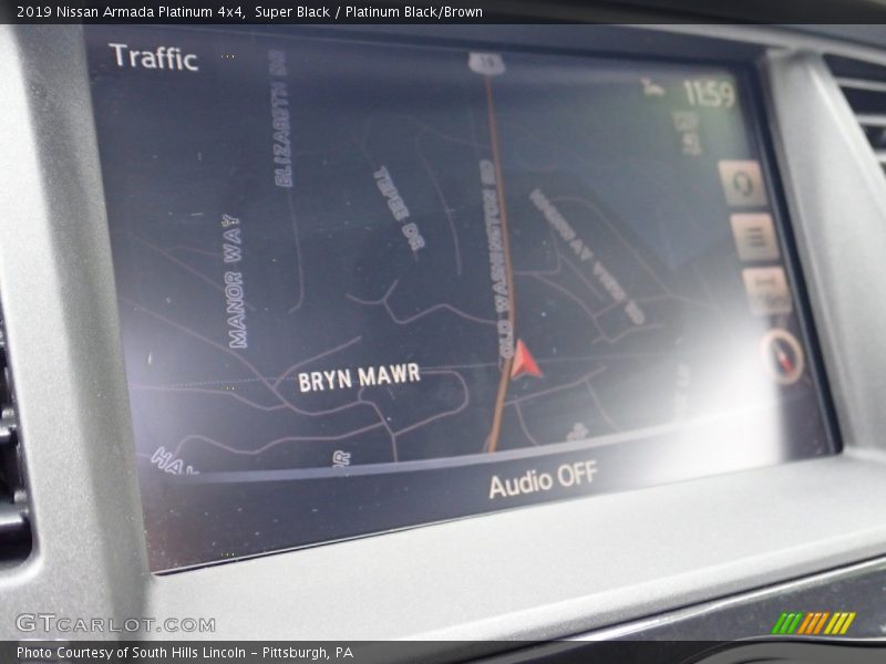 Super Black / Platinum Black/Brown 2019 Nissan Armada Platinum 4x4