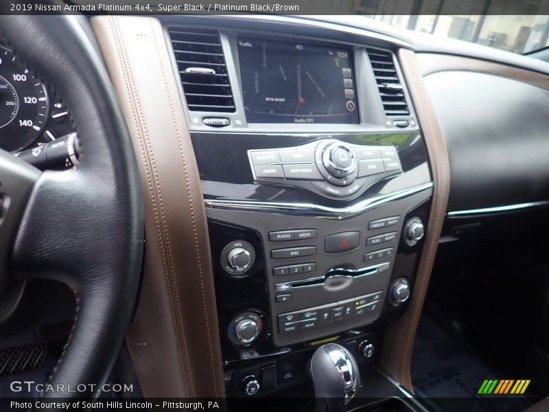 Super Black / Platinum Black/Brown 2019 Nissan Armada Platinum 4x4