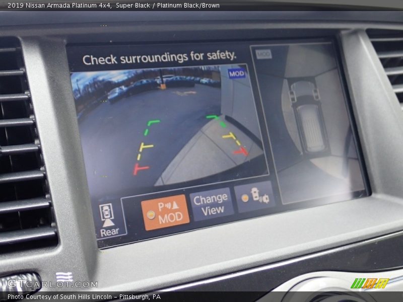 Super Black / Platinum Black/Brown 2019 Nissan Armada Platinum 4x4