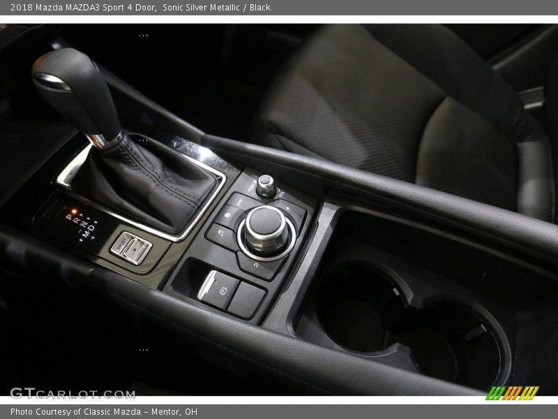 Sonic Silver Metallic / Black 2018 Mazda MAZDA3 Sport 4 Door