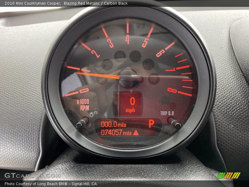 Blazing Red Metallic / Carbon Black 2016 Mini Countryman Cooper