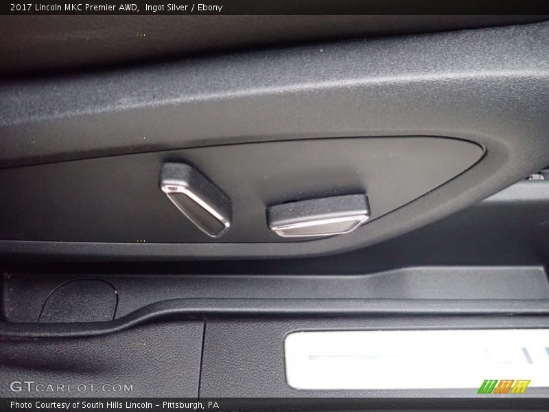 Ingot Silver / Ebony 2017 Lincoln MKC Premier AWD