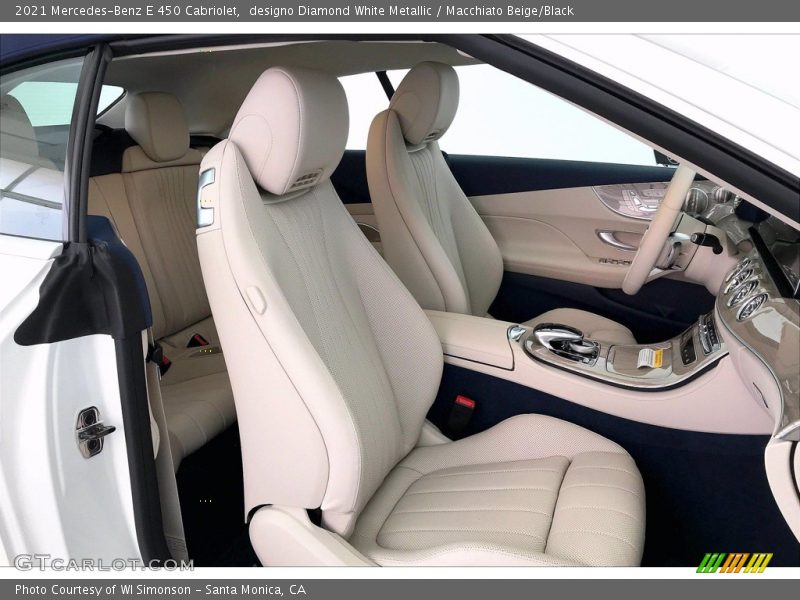 designo Diamond White Metallic / Macchiato Beige/Black 2021 Mercedes-Benz E 450 Cabriolet