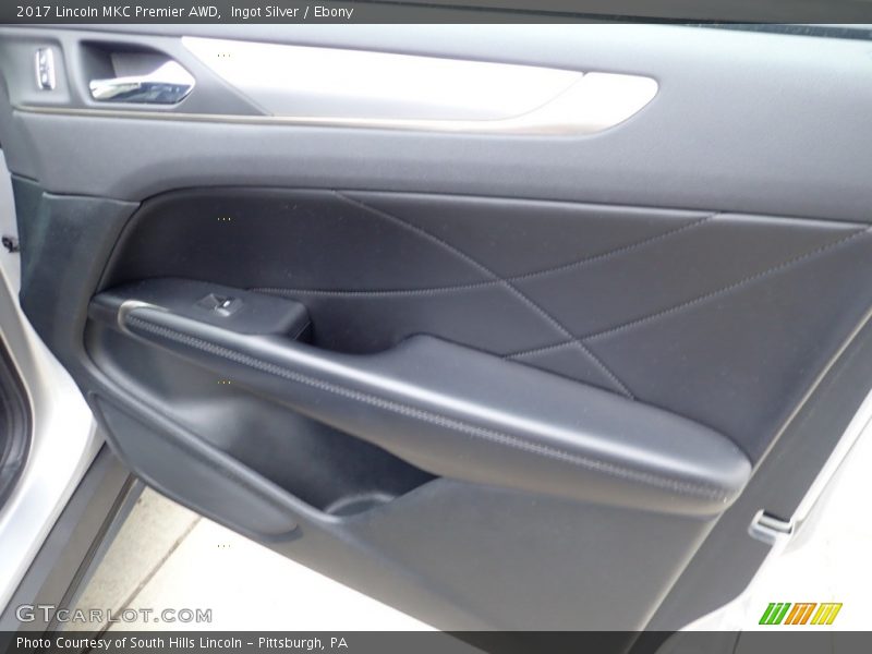 Ingot Silver / Ebony 2017 Lincoln MKC Premier AWD