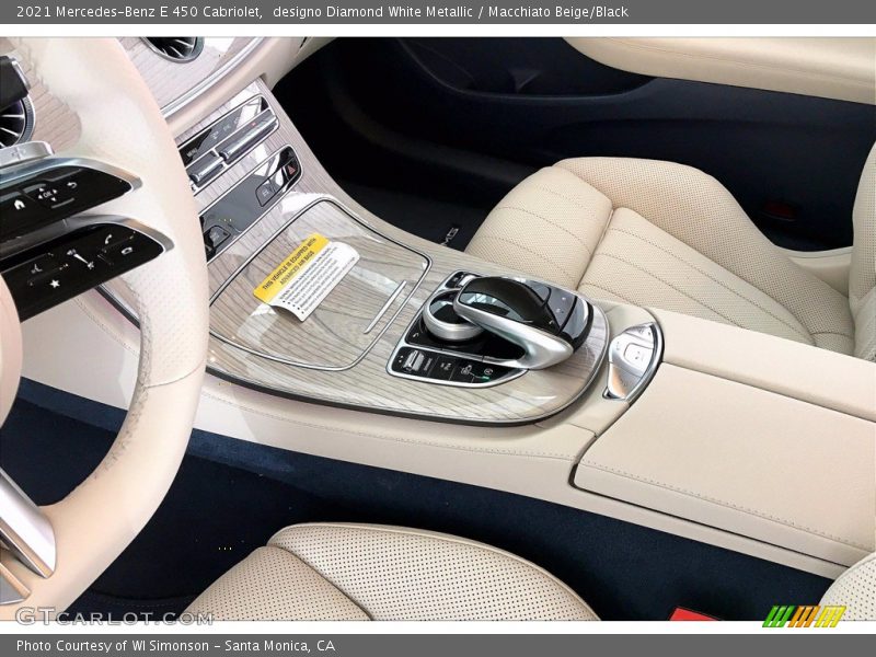 designo Diamond White Metallic / Macchiato Beige/Black 2021 Mercedes-Benz E 450 Cabriolet
