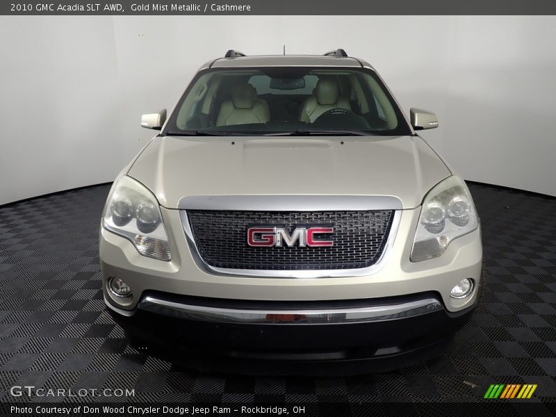 Gold Mist Metallic / Cashmere 2010 GMC Acadia SLT AWD