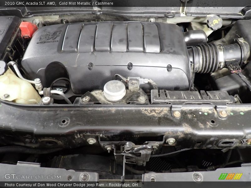 Gold Mist Metallic / Cashmere 2010 GMC Acadia SLT AWD