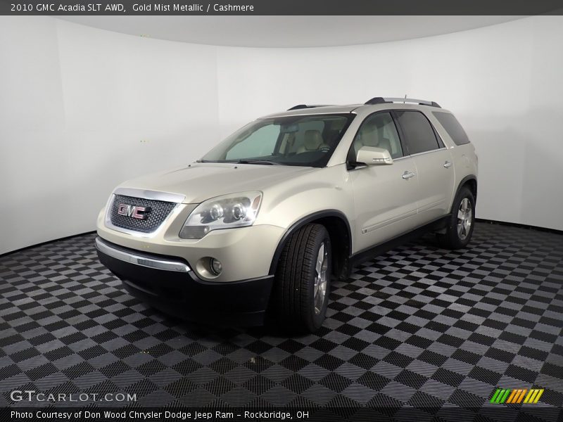 Gold Mist Metallic / Cashmere 2010 GMC Acadia SLT AWD