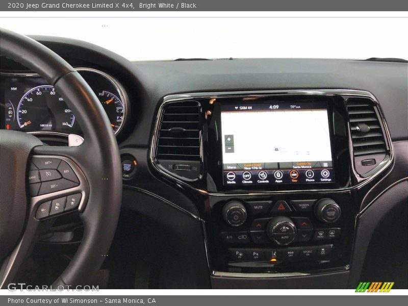 Controls of 2020 Grand Cherokee Limited X 4x4