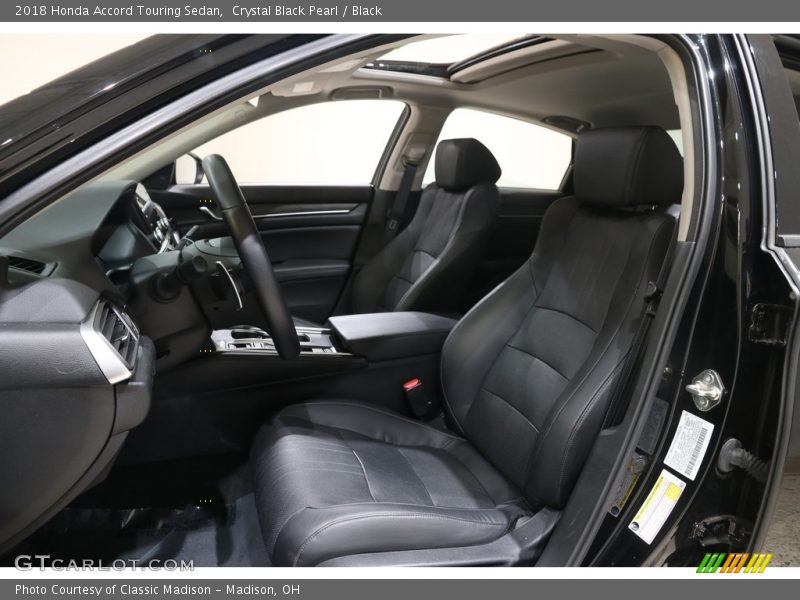 Crystal Black Pearl / Black 2018 Honda Accord Touring Sedan