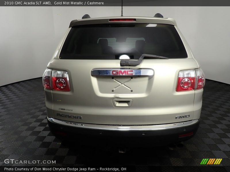 Gold Mist Metallic / Cashmere 2010 GMC Acadia SLT AWD
