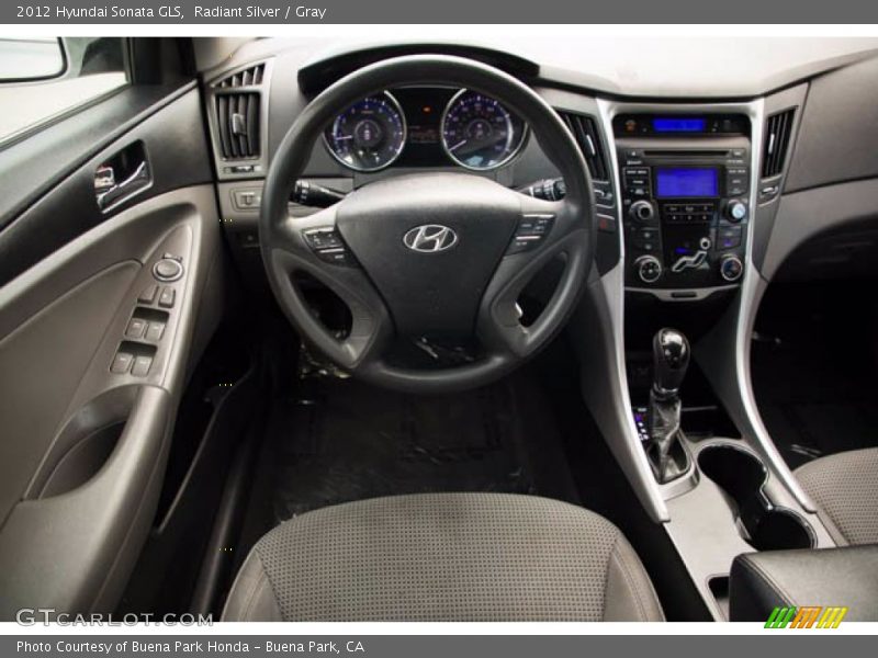 Radiant Silver / Gray 2012 Hyundai Sonata GLS