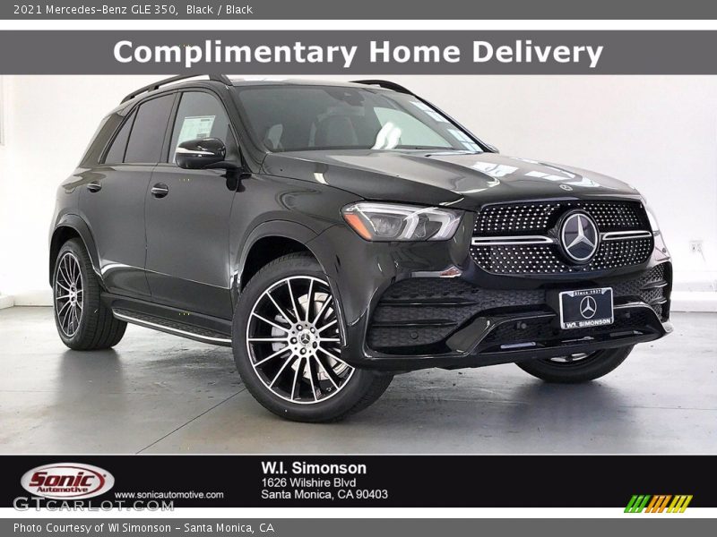 Black / Black 2021 Mercedes-Benz GLE 350