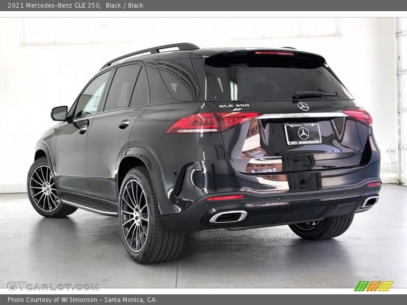 Black / Black 2021 Mercedes-Benz GLE 350