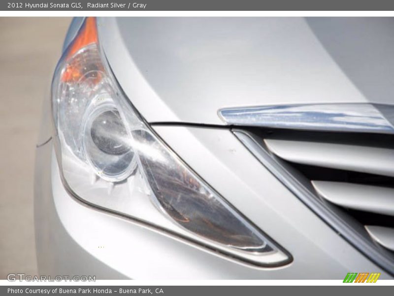 Radiant Silver / Gray 2012 Hyundai Sonata GLS