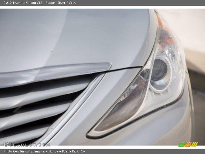 Radiant Silver / Gray 2012 Hyundai Sonata GLS