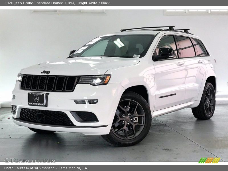 Bright White / Black 2020 Jeep Grand Cherokee Limited X 4x4