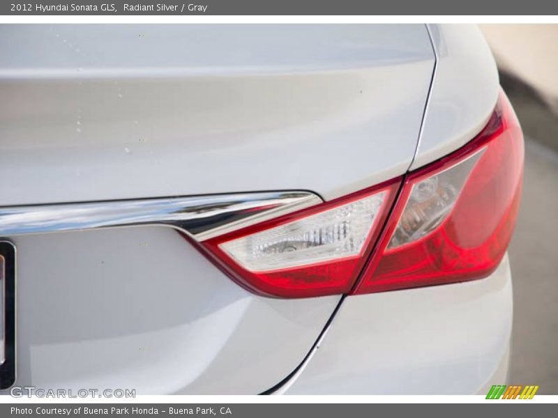 Radiant Silver / Gray 2012 Hyundai Sonata GLS